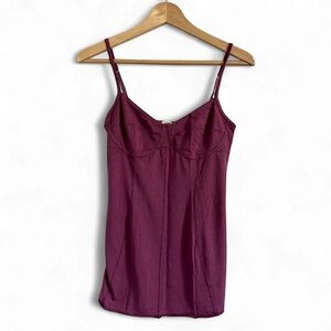 Wilfred Purple Fitted Bustier Camisole – Adjustable Straps